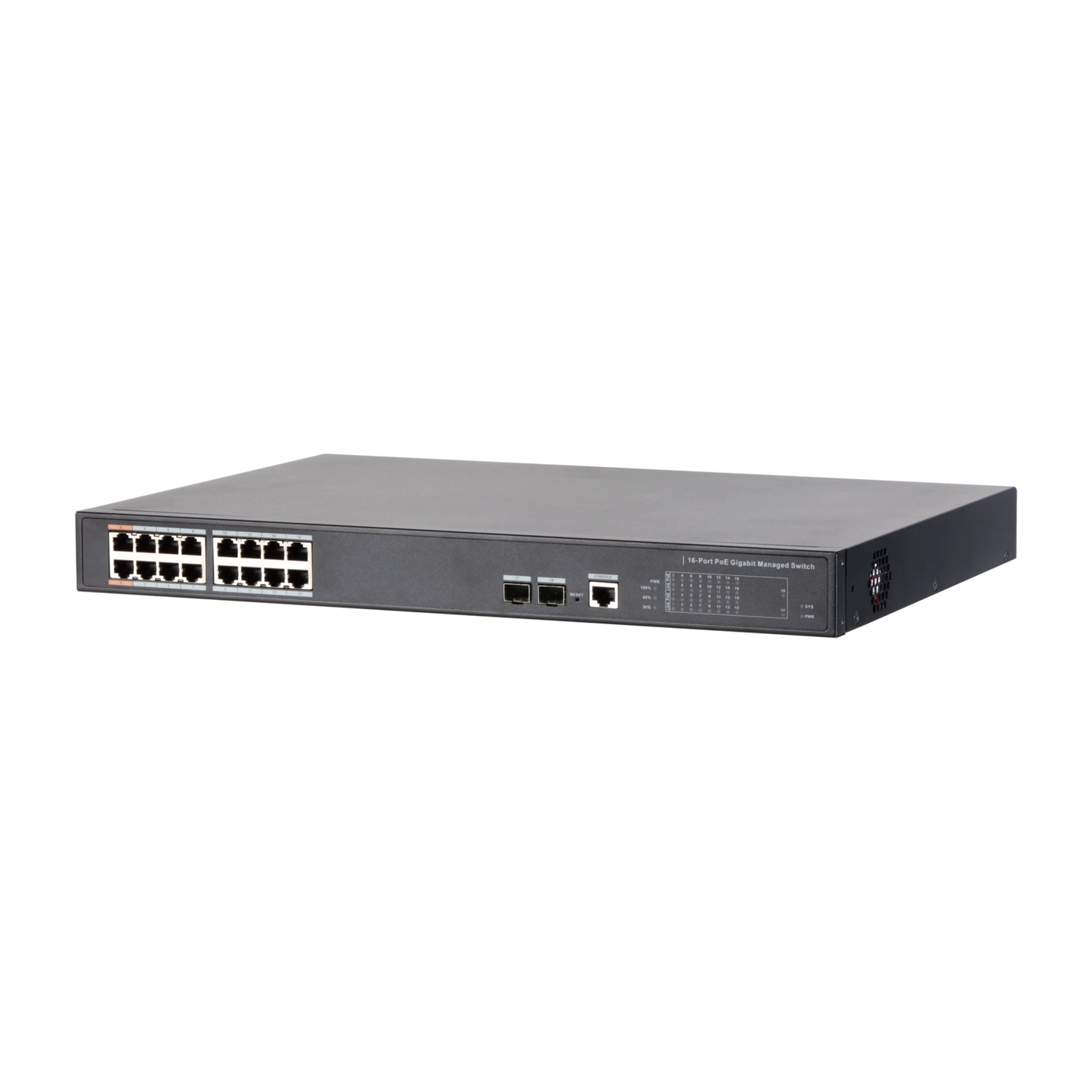 Dahua PFS4218-16GT-240 16 Port PoE 240W L2 Managed Gigabit Switch