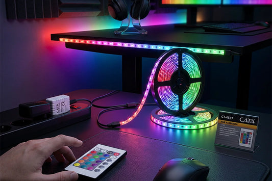 CT-4557 RGB Serit LED Seti 5mt - Koli (50 Adet)