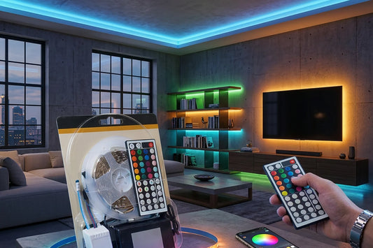 CT-4558 Profesyonel RGB Serit LED Seti 5mt - Koli (50 Adet)