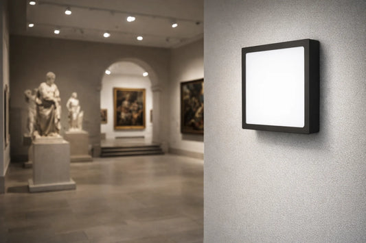 CT-5236 Sıvaüstü LED Panel Kare 18W Siyah