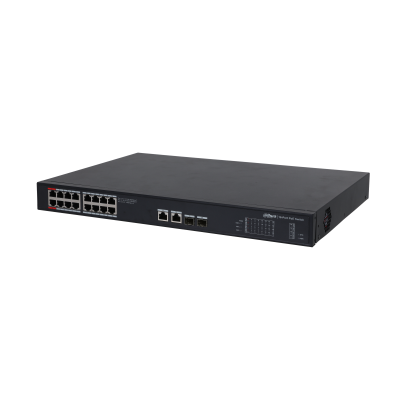 Dahua PFS3220-16GT-240 16 Port PoE 240W Smart Managed Gigabit Switch