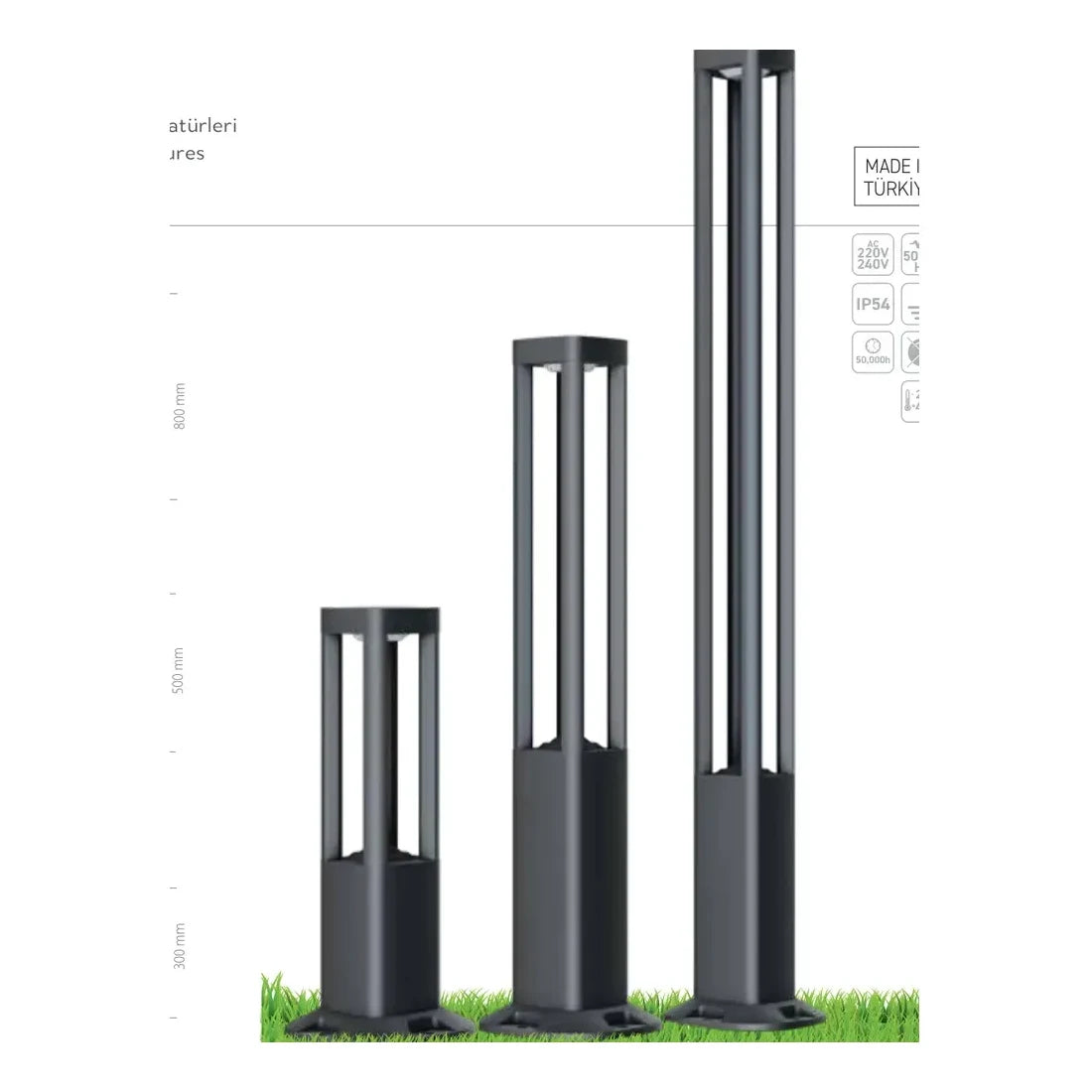 ACK Bahçe Armatürü – AG44-06202 ürün görseli
