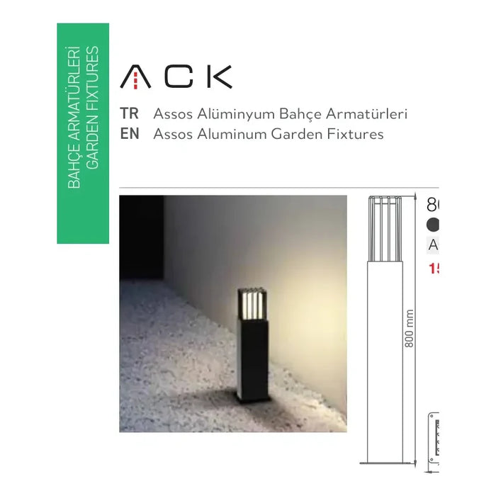 ACK Bahçe Armatürü – AG36-00402 ürün görseli