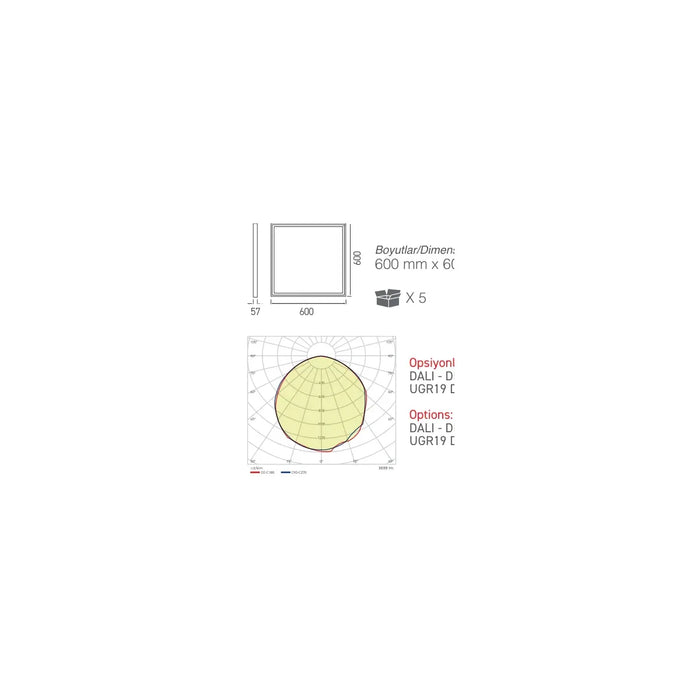 [Ölçü çizimi] ACK LED Backlight – AP04-46630 ölçü çizimi
