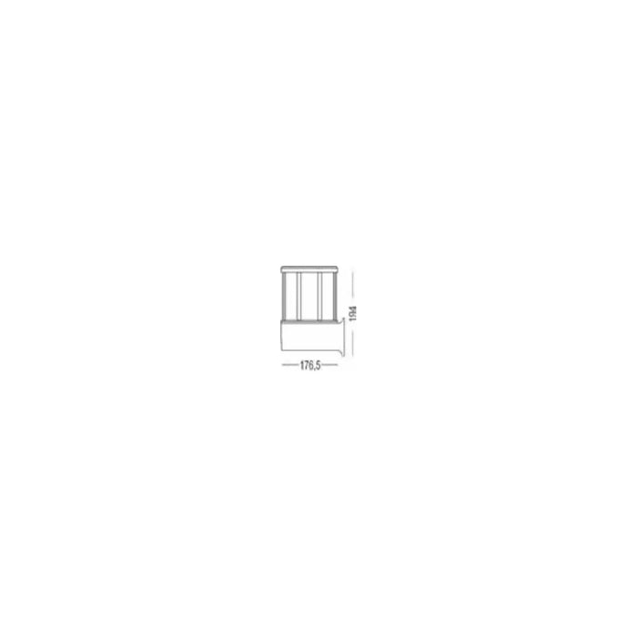 [Teknik çizim] ACK Bahçe Armatürü – AG57-02021 teknik çizim