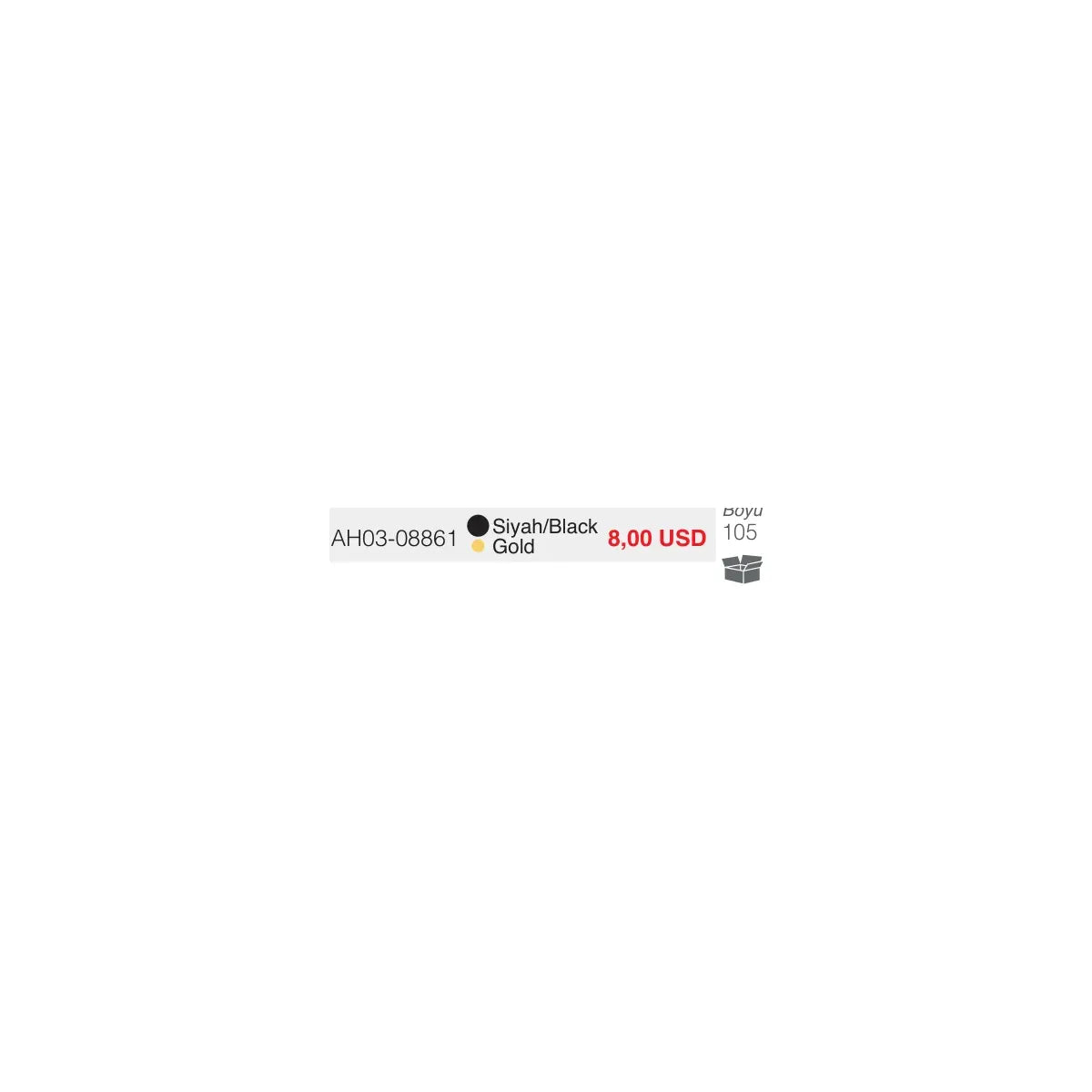 [Ölçü çizimi] ACK Gold – AH03-08861 ölçü çizimi