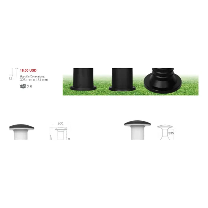 ACK Bahçe Armatürü – AG55-04221 kullanım görseli