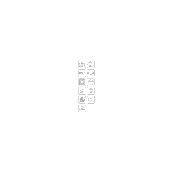 [Teknik çizim] ACK Downlight – AD01-00790 teknik çizim
