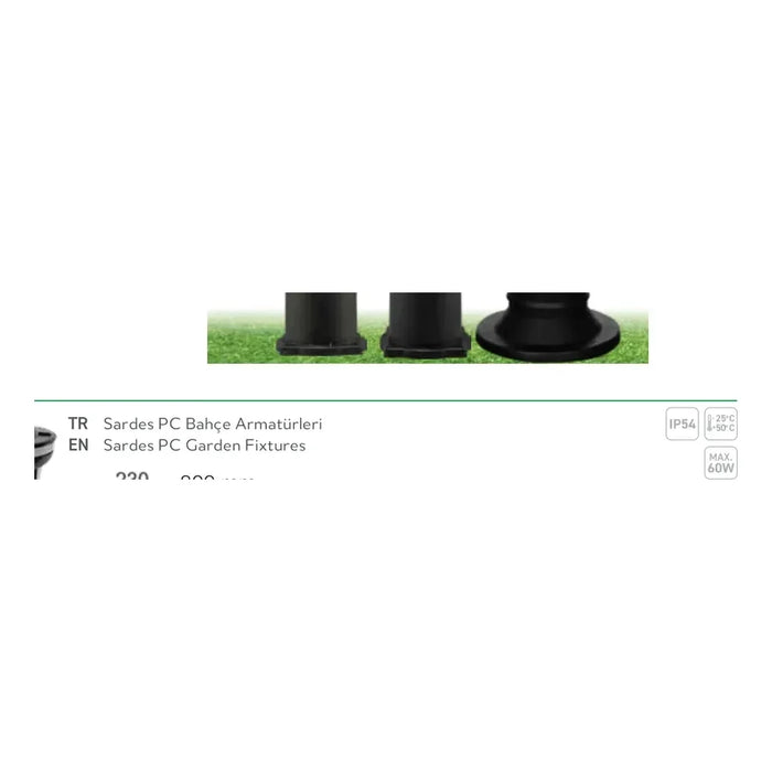 ACK Bahçe Armatürü – AG55-05121 ürün görseli