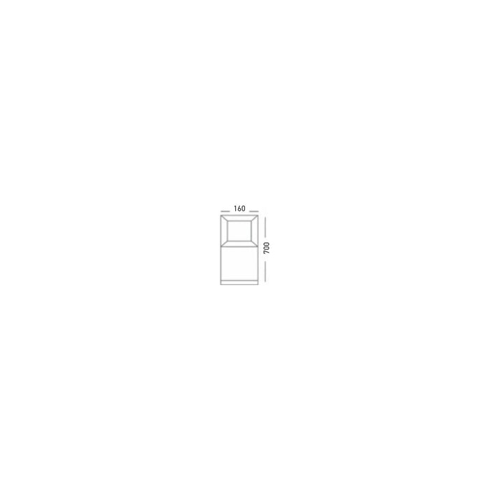 [Teknik çizim] ACK Bahçe Armatürü – AG55-09101 teknik çizim