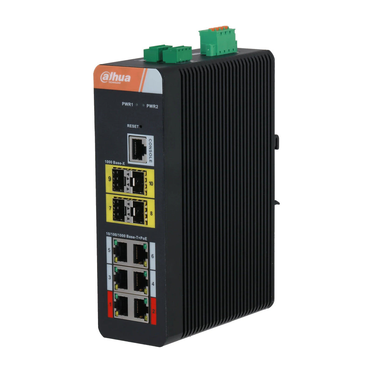 Dahua IS4410-6GT-120 10 Port Gigabit PoE Switch (6 PoE, Yönetilebilir, Endüstriyel) ürün görseli