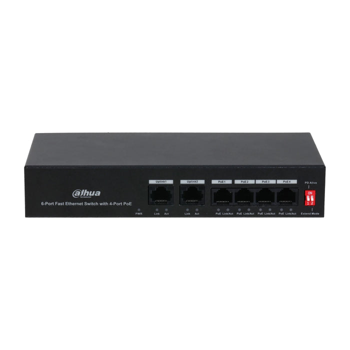 Dahua PFS3006-4ET-36 6 Port PoE Switch (4 PoE) ürün görseli
