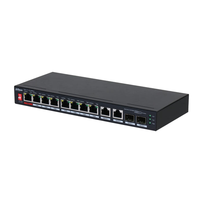 Dahua PFS3210-8ET2GF-96 10 Port PoE Switch (8 PoE, Yönetilmeyen) ürün görseli