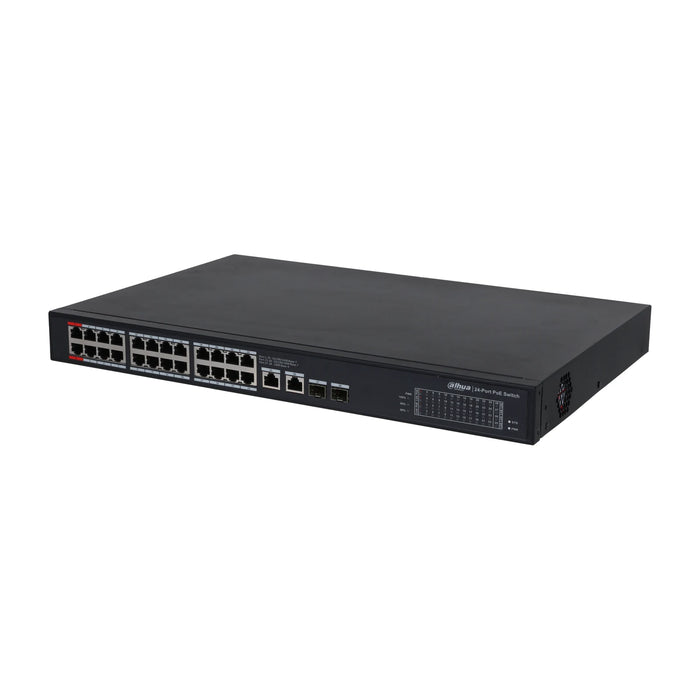 Dahua PFS3228-24GT-360 28 Port Gigabit PoE Switch (24 PoE, Yönetilmeyen) ürün görseli