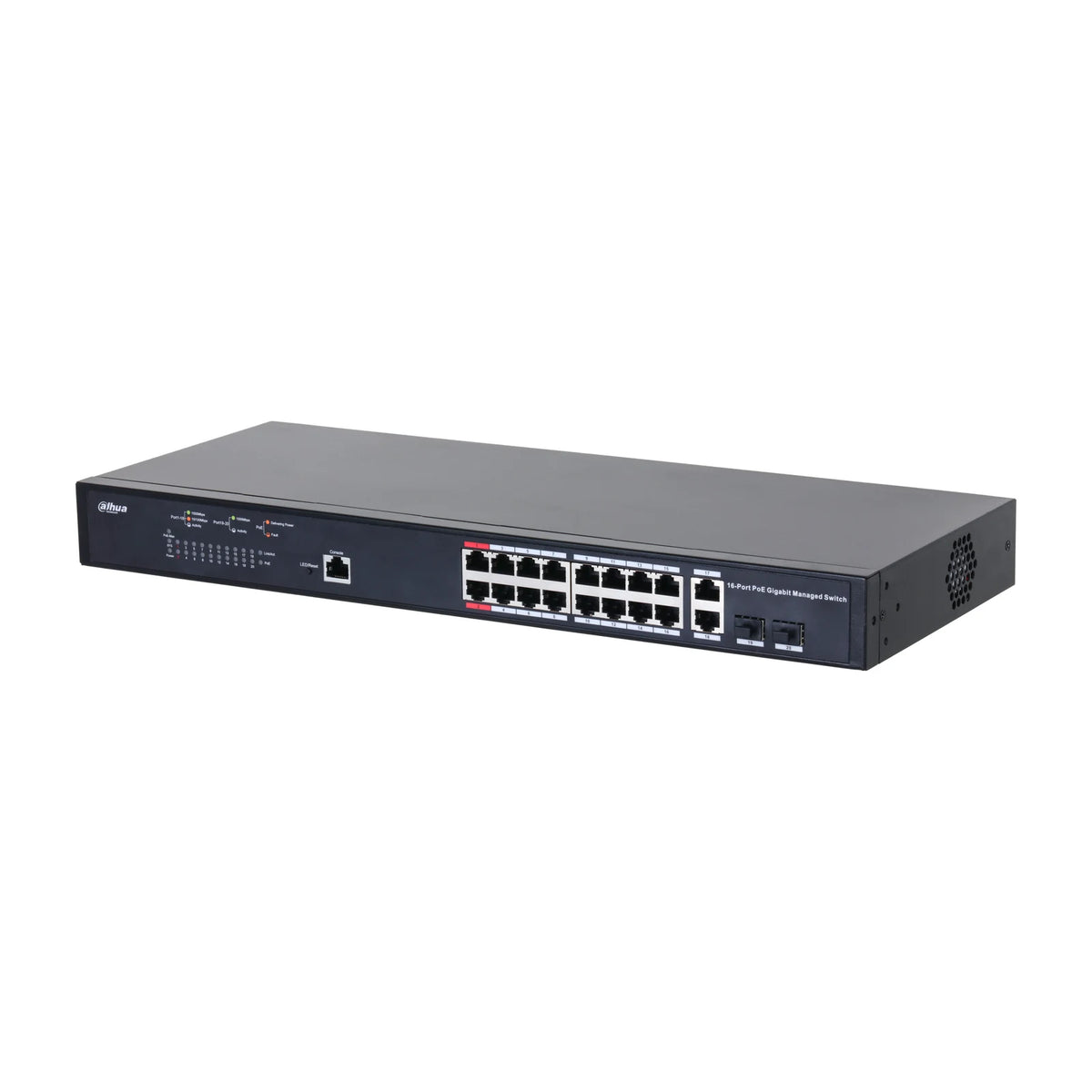Dahua PFS4218-16GT-230 18 Port Gigabit PoE Switch (16 PoE, Yönetilebilir) ürün görseli