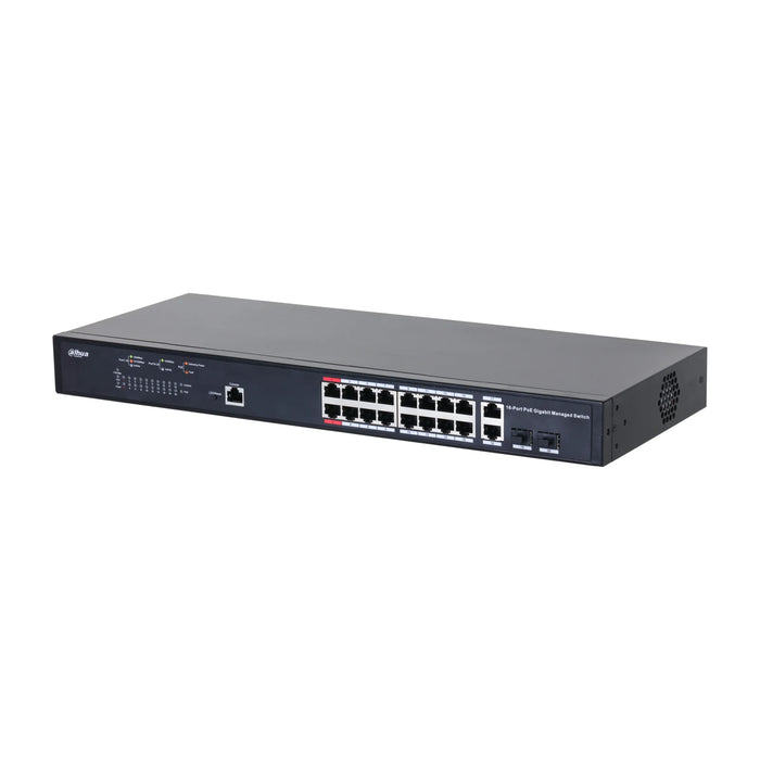 Dahua PFS4218-16GT-230 18 Port Gigabit PoE Switch (16 PoE, Yönetilebilir) ürün görseli