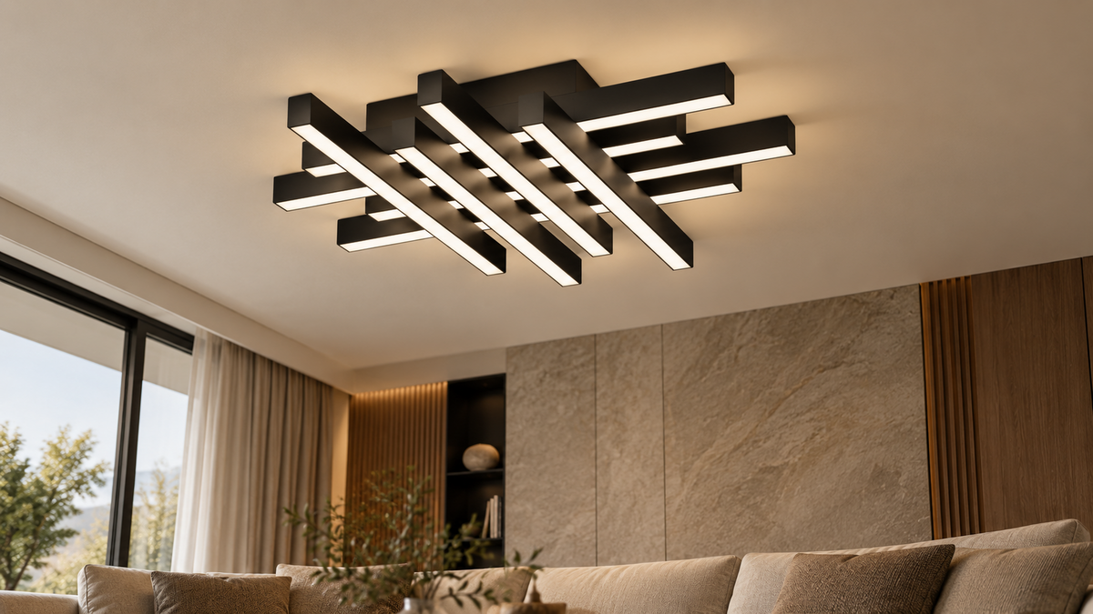 Hasır Model Modern LED Sarkıt Avize Dekoratif Linear Aydınlatma