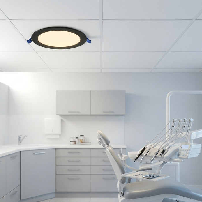 Kendal KDL404B SIVA ALTI SİYAH KASA SLİM LED PANEL 3W