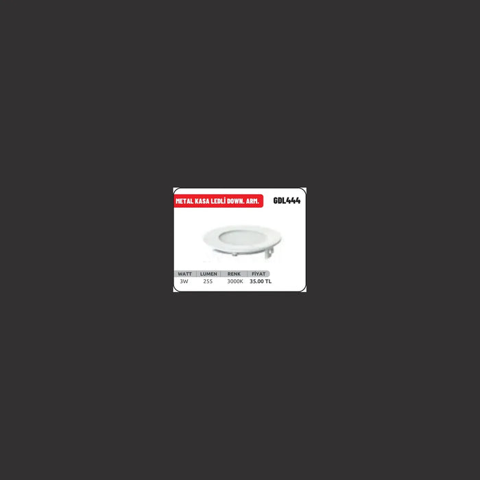 [Teknik çizim] Kendal Spot Armatür – KLS618 teknik çizim
