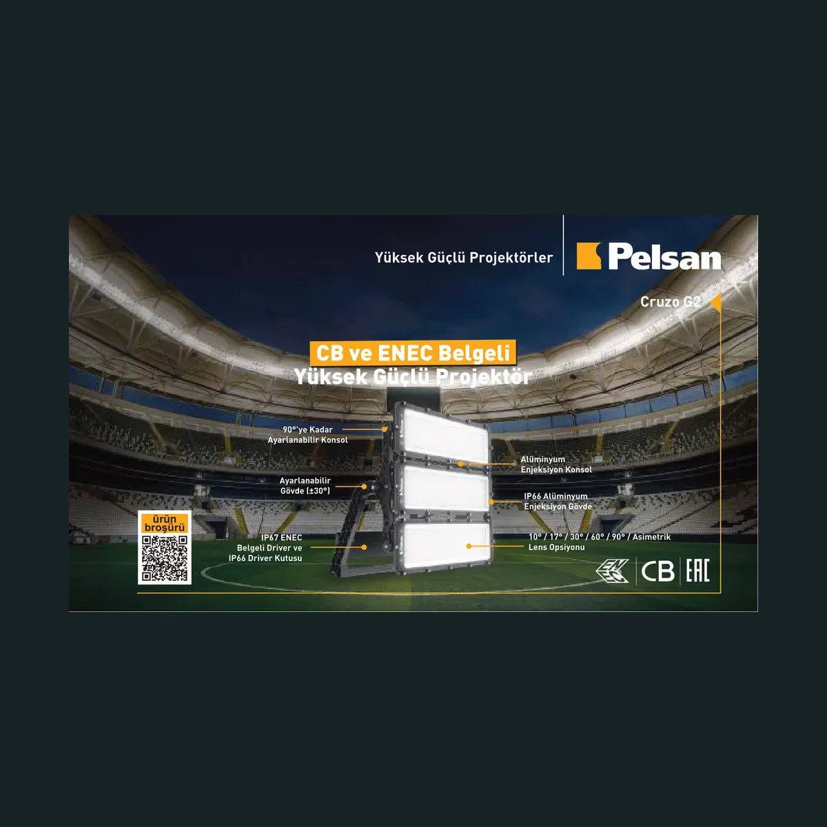 Pelsan Cruzo IP66 500-600W – 115975 ürün görseli