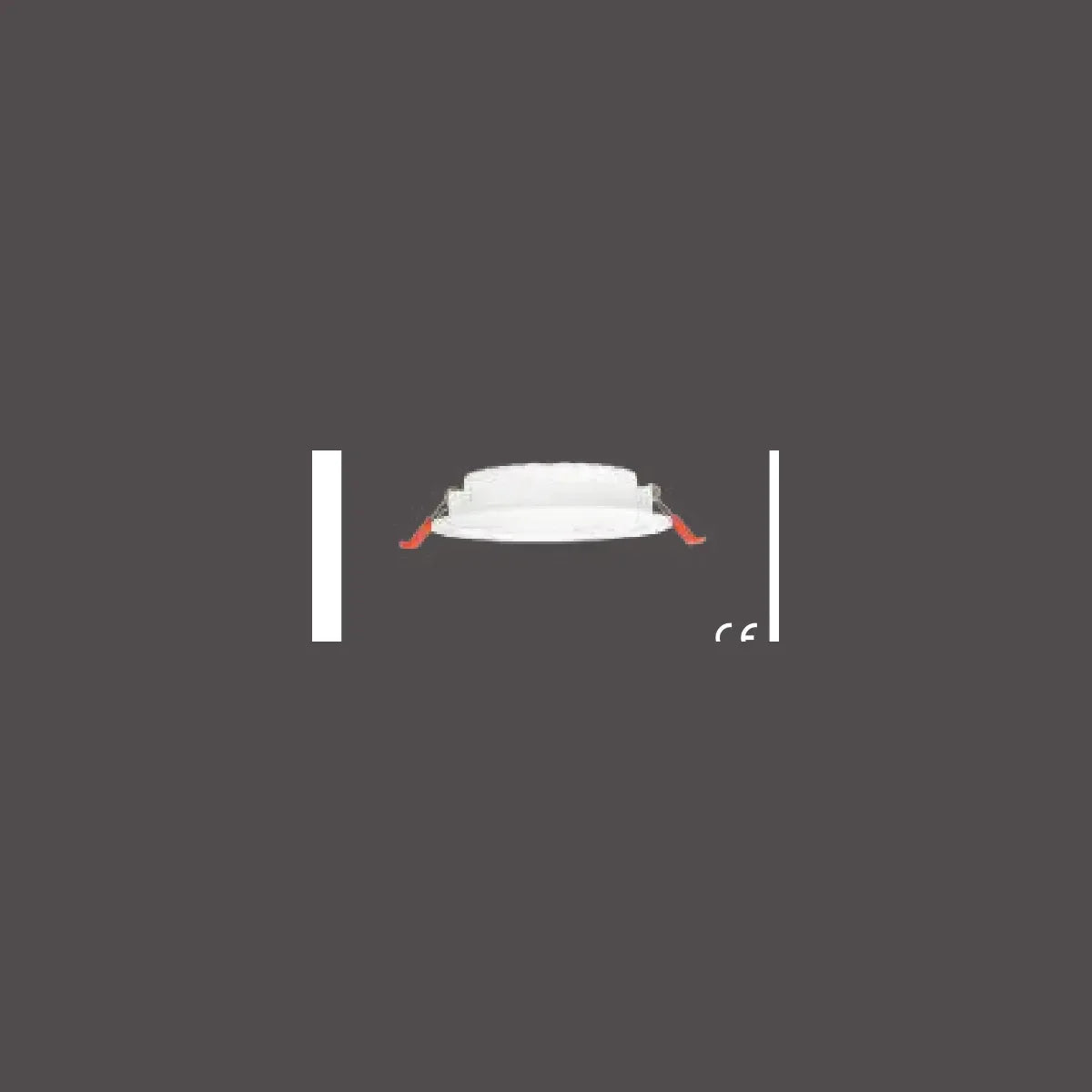 [Teknik çizim] Pelsan Downlight – 110335 teknik çizim