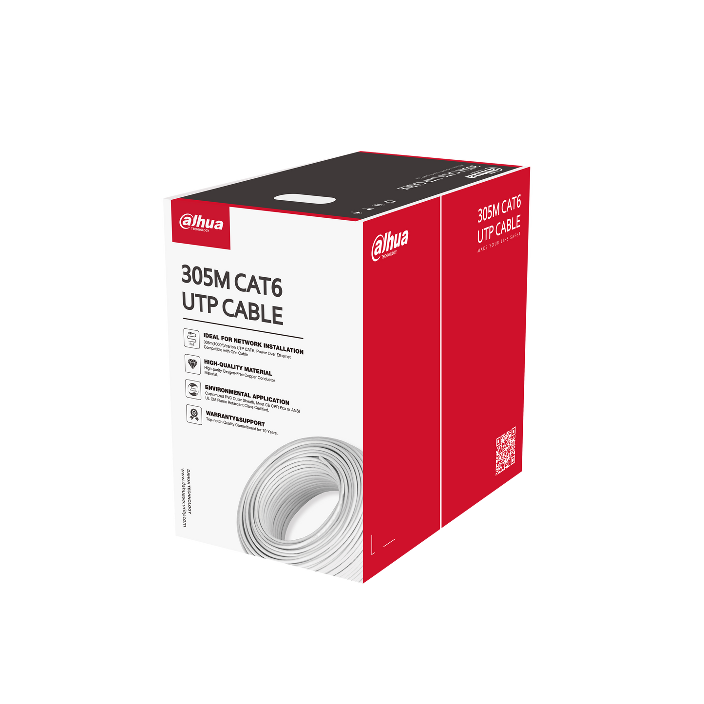Cat6 UTP Kablo 305 Metre Dahua - Denet Bilişim