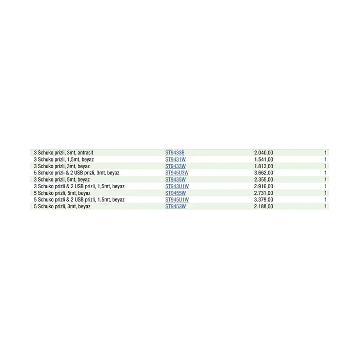 [Teknik çizim] Schneider Electric Kablo – ST9435W teknik çizim