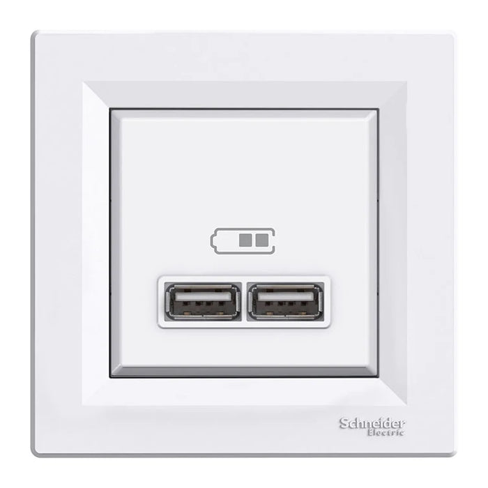 Schneider Electric EPH2700221 USB prizi, 2.1A, ikili, Type A ürün görseli