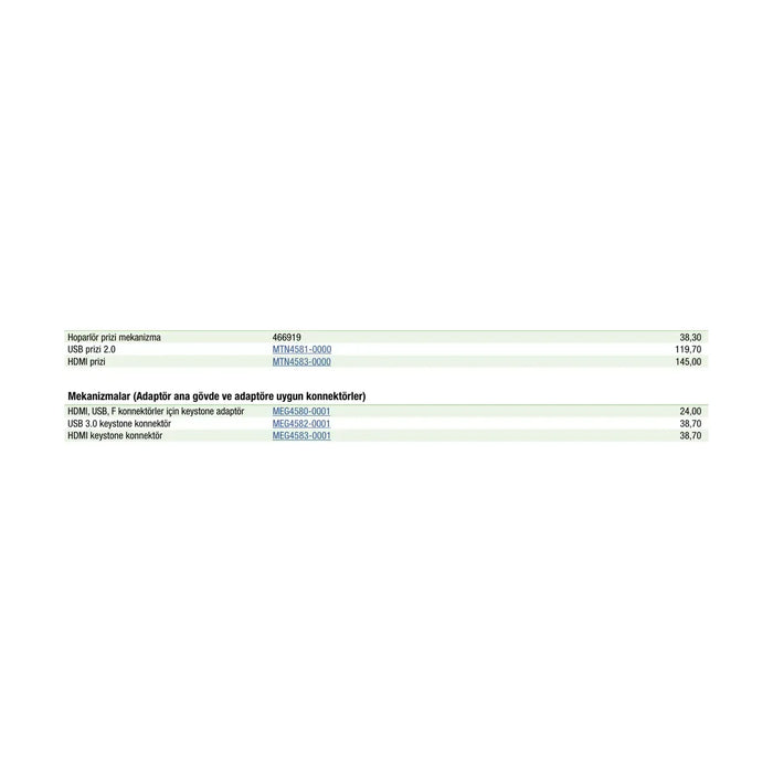 [Teknik çizim] Schneider Electric Anahtar/Priz – MTN4583-0000 teknik çizim