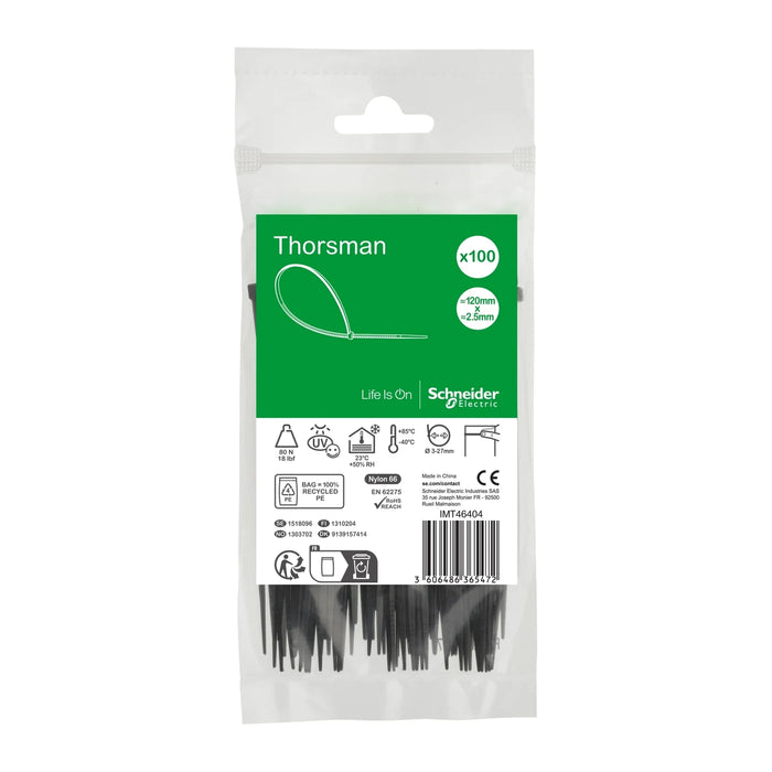 Schneider Electric IMT46404 Priz ve Anahtar Ürünü 120x2.5mm siyah ürün görseli