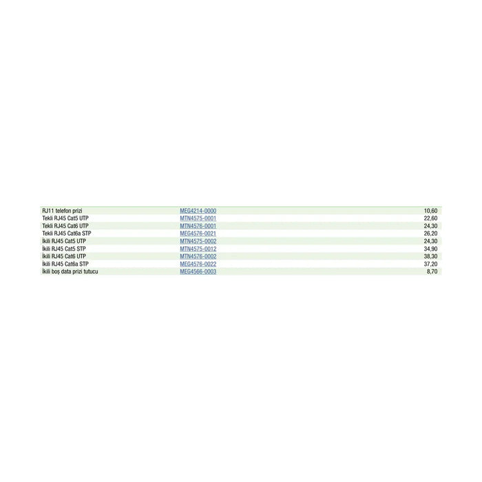 [Teknik çizim] Schneider Electric Tekli RJ45 Cat6a STP – MEG4576-0021 teknik çizim