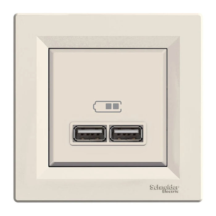 Schneider Electric EPH2700223 USB prizi, 2.1A, ikili, Type A ürün görseli