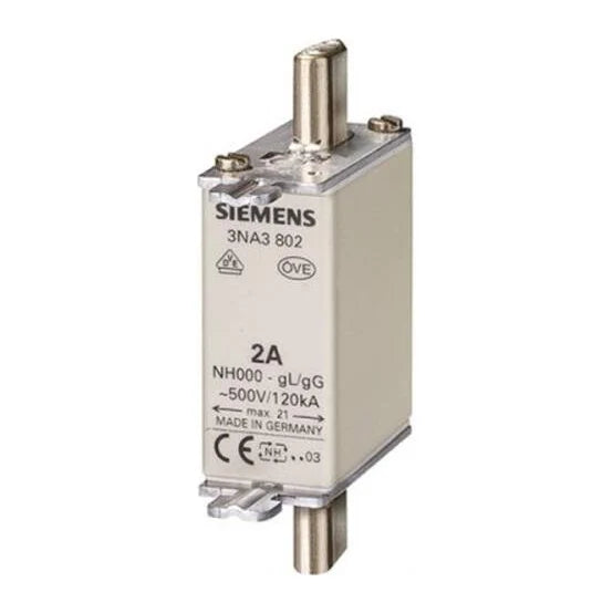 Siemens 3NA3812 Sigorta ürün görseli