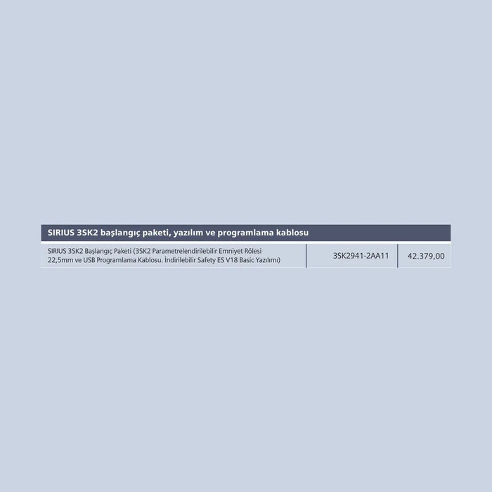 [Ölçü çizimi] Siemens Kablo – 3SK2511-2FA10 ölçü çizimi