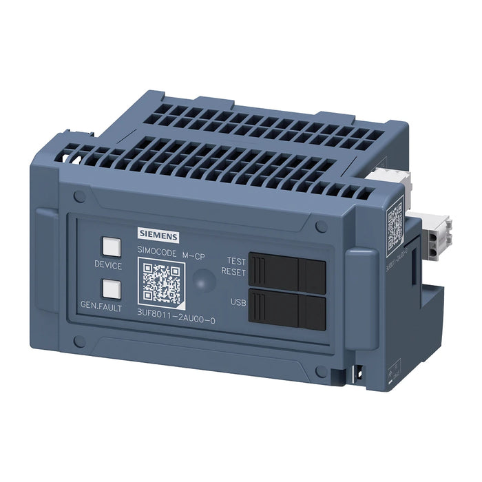 Siemens 3UF8011-2AU00-0 Motor Kontrol Ürünü SIMOCODE M-CP Profinet, MODBUS TCP ve EtherNet/IP haberleşmeli, 110/240 AC ürün görseli