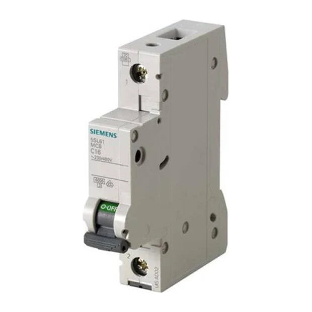 Siemens 5SL6116-6 Otomatik Sigorta 16 A B Tipi 6 kA Monofaze ürün görseli