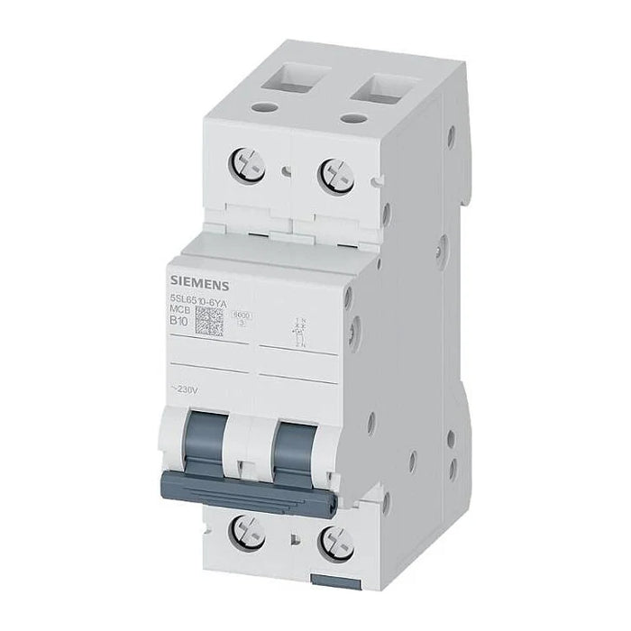 Siemens 5SL6510-6YA Otomatik Sigorta 10 A B Tipi 6 kA Faz+Nötr ürün görseli
