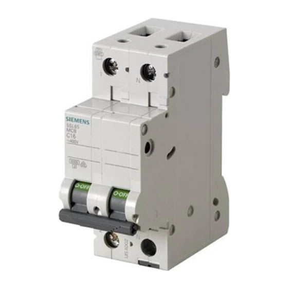 Siemens 5SL6516-7 Otomatik Sigorta 16 A C Tipi 6 kA Faz+Nötr ürün görseli