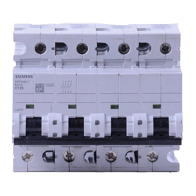 Siemens 5SP4492-7 Otomatik Sigorta 125 A C Tipi Dört fazlı anahtarlı otomatik sigortalar 10 kA ürün görseli