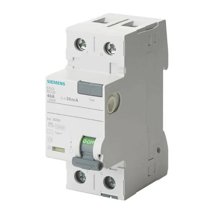 Siemens 5SV3614-6 Kaçak Akım Koruma Rölesi 40 A Monofaze, Faz+Nötr Bağlantılı ürün görseli