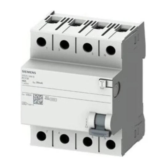 Siemens 5SV5346-6 Kaçak Akım Koruma Rölesi 63 A Monofaze, Faz+Nötr Bağlantılı ürün görseli
