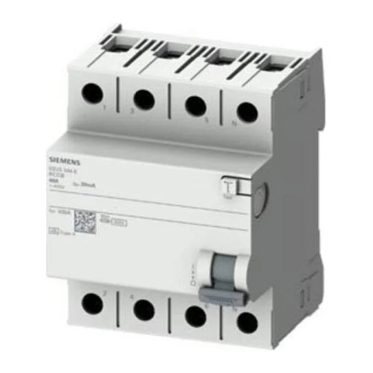 Siemens 5SV5644-6 Kaçak Akım Koruma Rölesi 40 A Monofaze, Faz+Nötr Bağlantılı ürün görseli