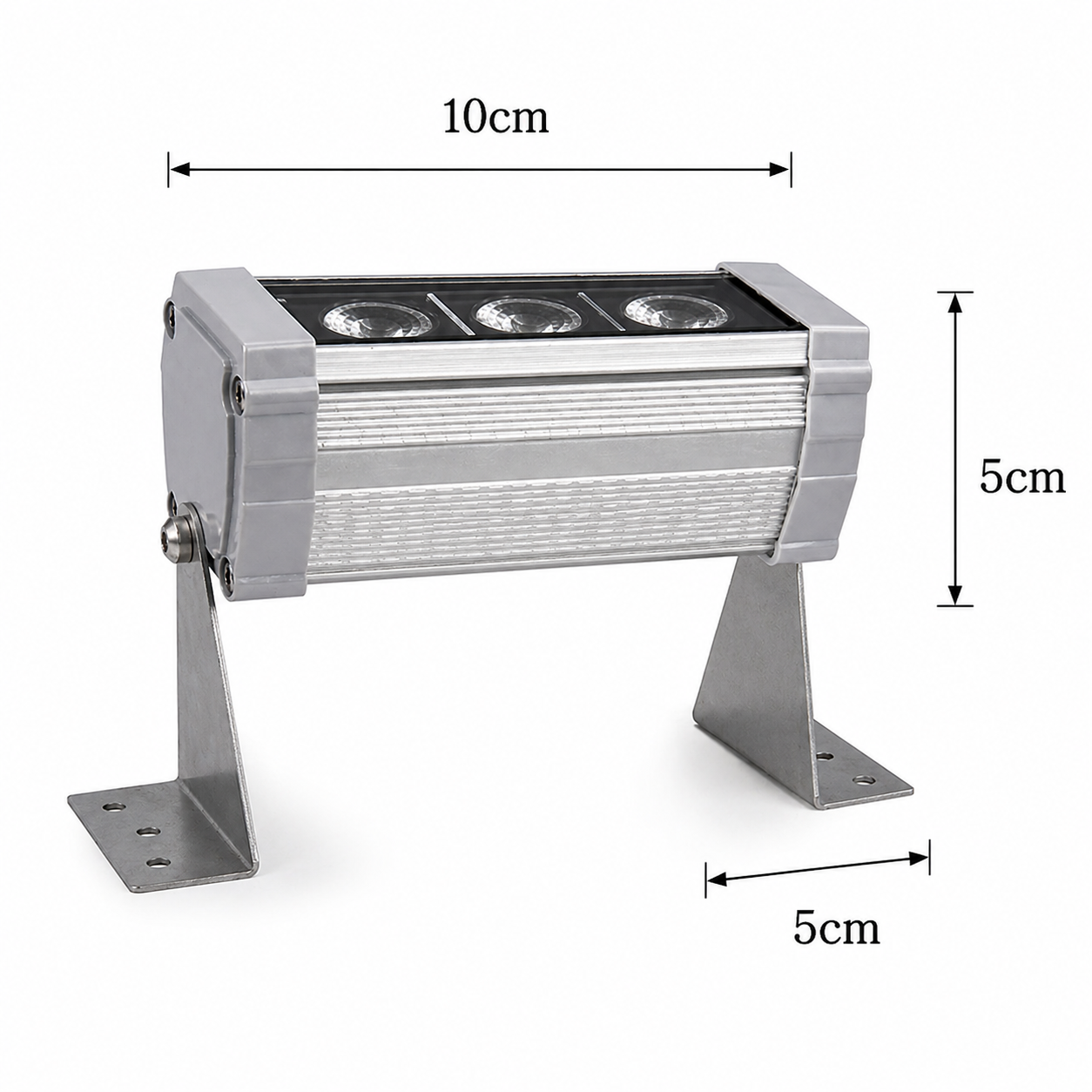 Sıva Üstü Wallwasher 10cm 3 LED 3W Dış Cephe Duvar Aydınlatma